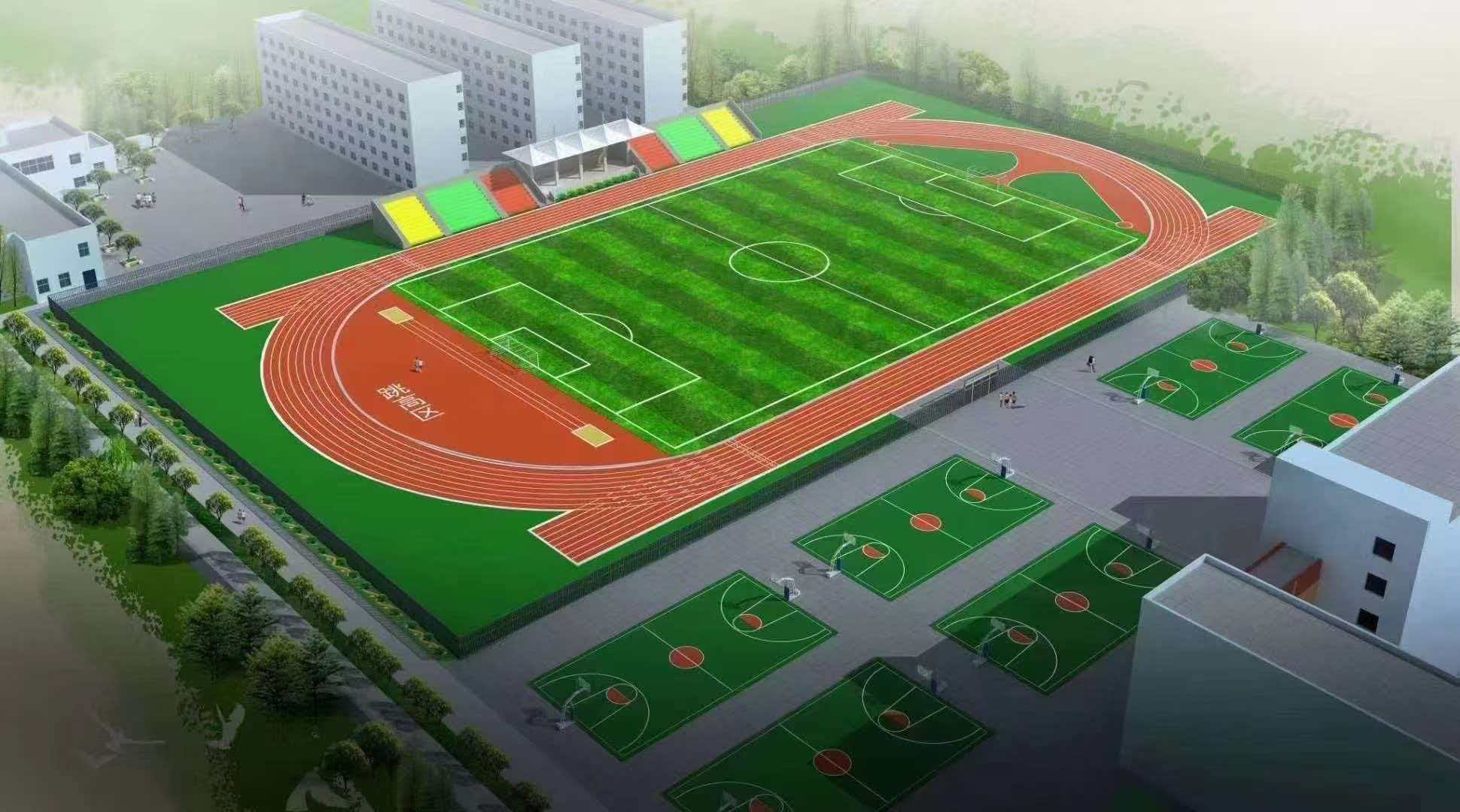 郴州市学校运动操场透气型塑胶跑道 - 哪里好
